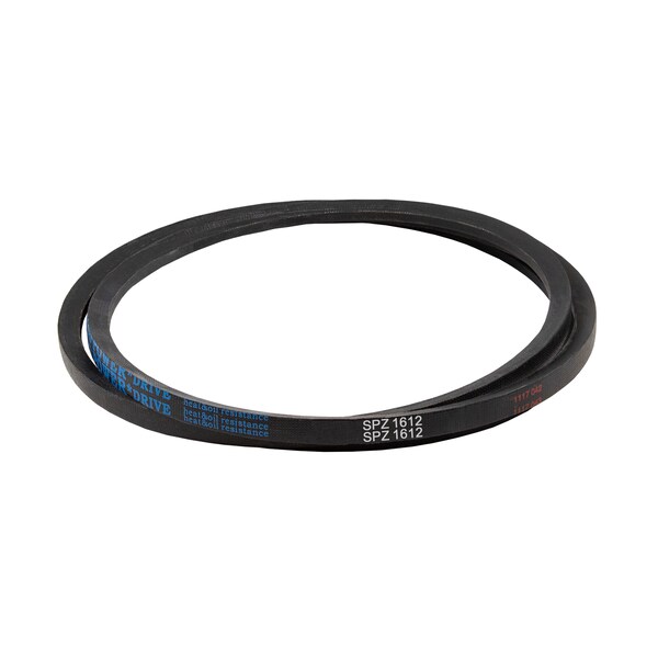 D&D SPZ1612 Metric V-Belt, 1612mm Outside Length, 10 mm Top Width, 8 mm Thickness, 1 Ribs SPZ1612 - main